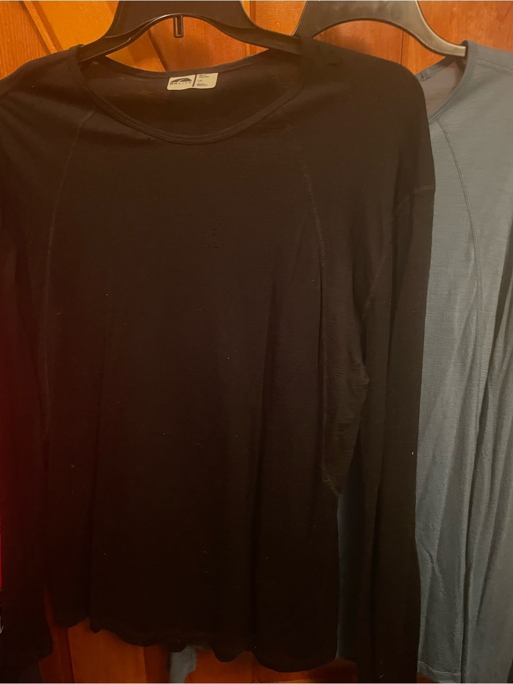 Men’s Bundle! 2 Go Lite Long Sleeve Shirts Base Layer 100% Merino Wool Size L